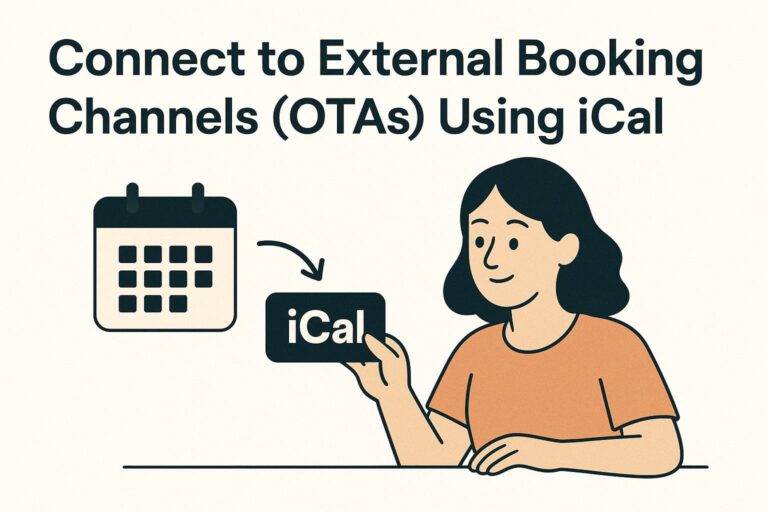 Connect to External Booking Channels (OTAs) Using iCal