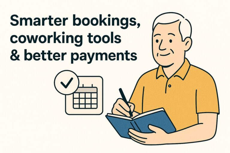 Smarter Bookings, Coworking Tools & Better Payments