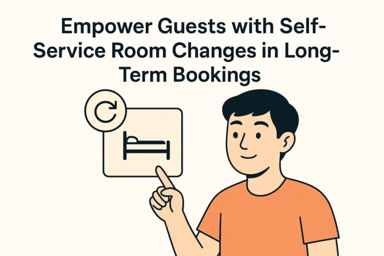 Empower Guests with Self-Service Room Changes in Long-Term Bookings