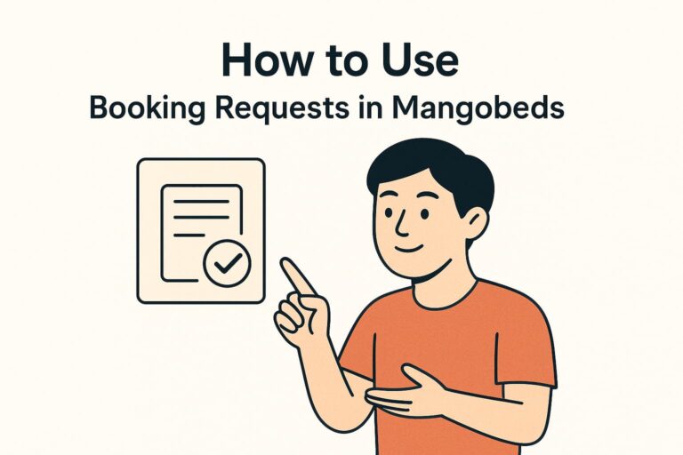 How to Use Booking Requests in Mangobeds