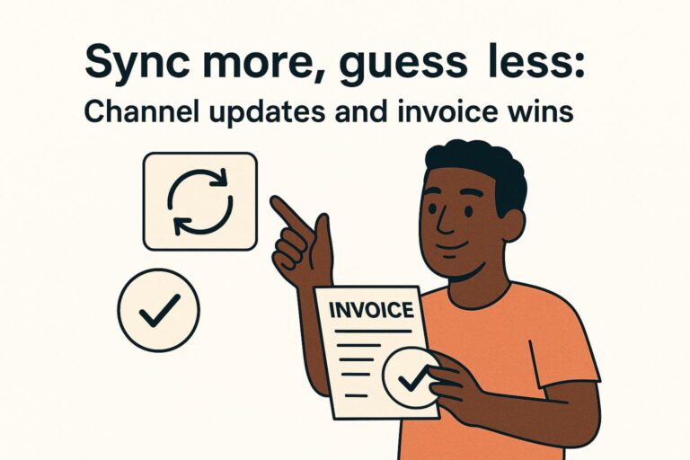 Sync more, guess less: channel updates and invoice wins