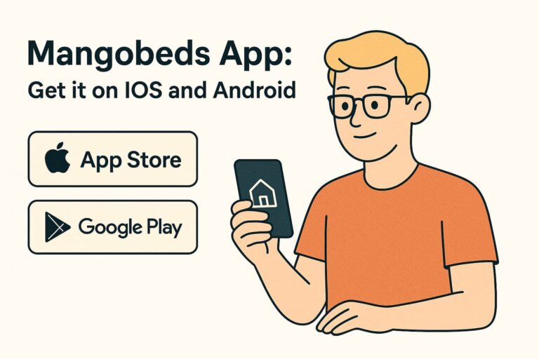 Mangobeds App: Get it on iOS and Android