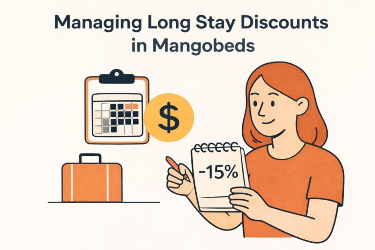 Managing Long Stay Discounts in Mangobeds