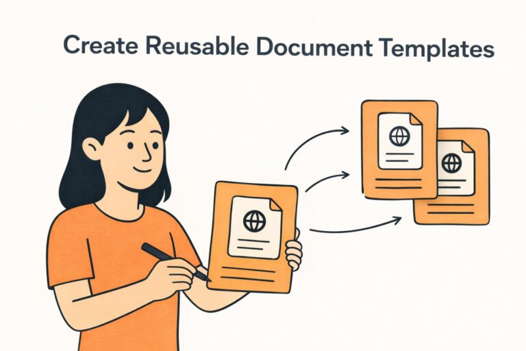 Create Reusable Document Templates