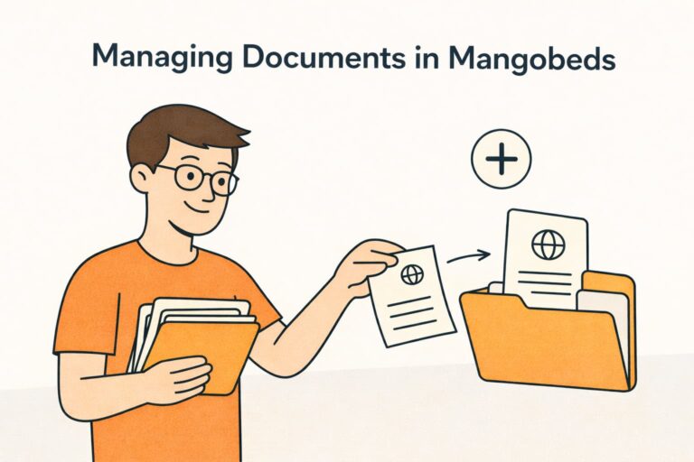 Managing Documents in Mangobeds