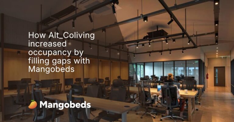 How Alt_Coliving increased occupancy by filling gaps with Mangobeds