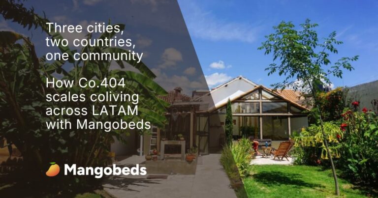 Three cities, two countries, one community: how Co.404 scales coliving across LATAM with Mangobeds