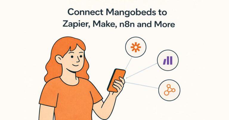 Connect Mangobeds to Zapier, Make, n8n and More