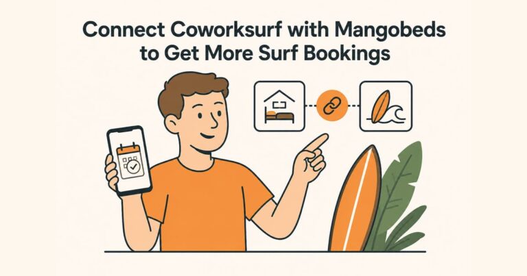 Connect Coworksurf with Mangobeds to Get More Surf Bookings